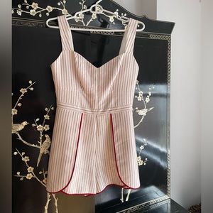 Alexis candy stripe romper